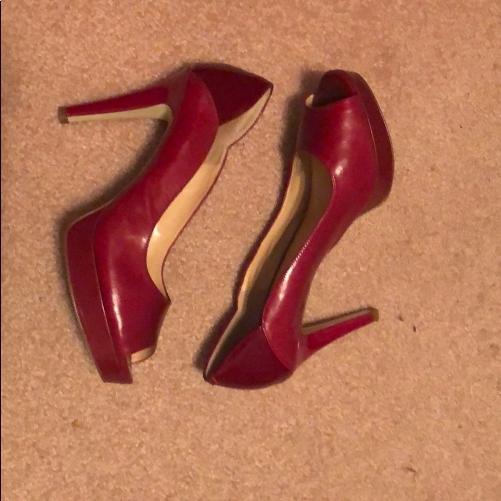 Gianni Bini heels and Kate Landry clutch purse